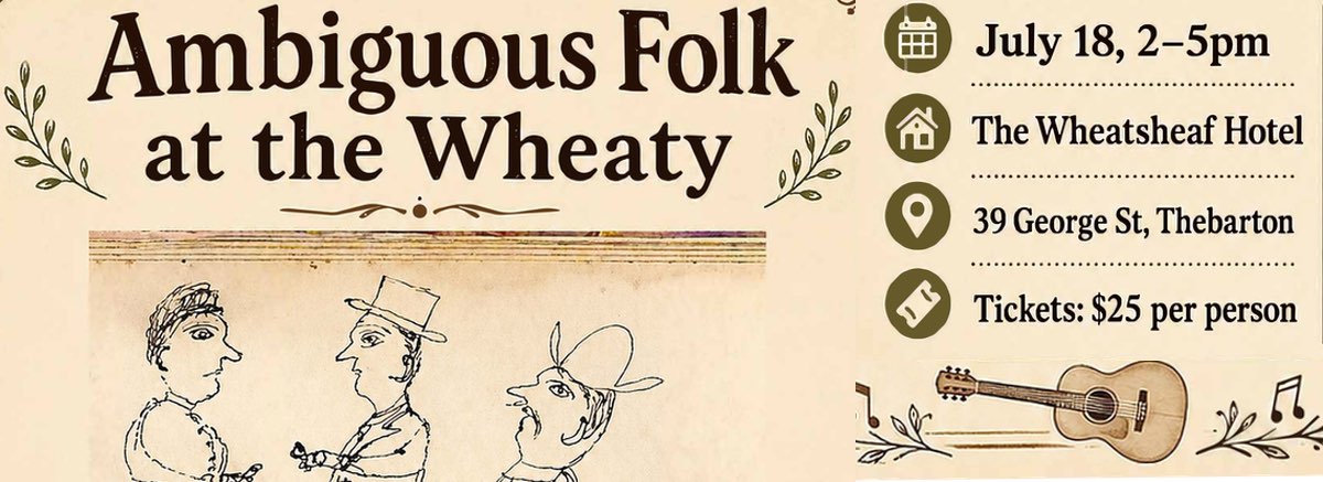 Ambiguous Folk Concert Flyer